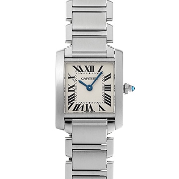 カルティエ タンクフランセーズ SM　 W51008Q3 シルバー レディース 時計 【中古】【wristwatch】