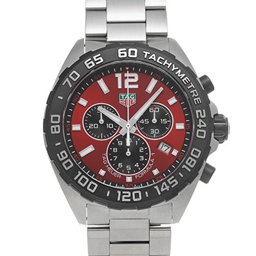 タグ ホイヤー フォーミュラ1 クロノグラフ CAZ101AN.BA0842 レッド メンズ 時計 【中古】【wristwatch】