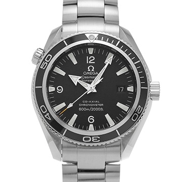 オメガ シーマスター プラネットオーシャン 600 コーアクシャル 2201.50 ブラック メンズ 時計 【中古】【wristwatch】