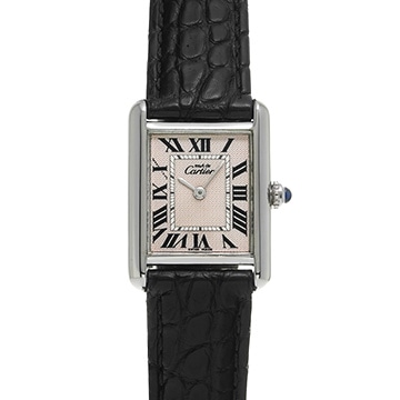 カルティエ マストタンク SM 2000年クリスマス限定 W1016130 ピンク レディース 時計 【中古】【wristwatch】