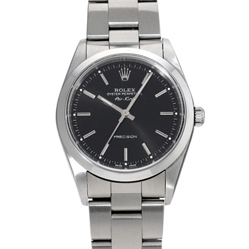 ロレックス エアキング 14000M ブラック メンズ 時計 【中古】【wristwatch】