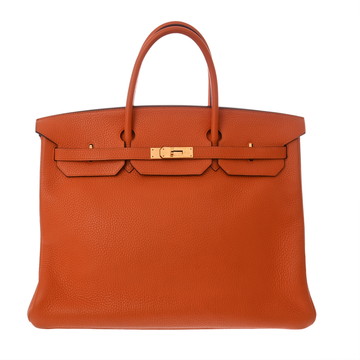 エルメス バーキン 40 オレンジ トゴ レディース バッグ 【中古】【bag】