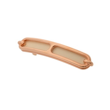 エルメス バレッタ ルリ PM ナタ/ゴールド金具 ラッカーメタル レディース ジュエリー 【未使用】【jewelry】