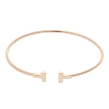 ティファニー Tワイヤー ナロー ブレスレット ゴールド K18イエローゴールド YG レディース ジュエリー 【中古】【jewelry】