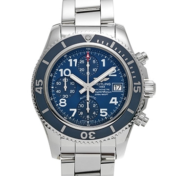 ブライトリング スーパーオーシャン クロノグラフ 42 A13311D1/C936 ブルー メンズ 時計 【中古】【wristwatch】
