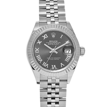 ロレックス レディ デイトジャスト 28 279174 グレー レディース 時計 【新品】【wristwatch】