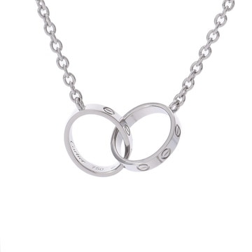 カルティエ ベビーラブネックレス シルバー B7212500 K18ホワイトゴールド WG レディース ジュエリー 【中古】【jewelry】