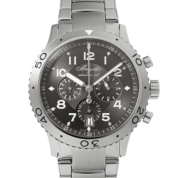 ブレゲ トランスアトランティック タイプXXI 3810ST/92/SZ9 グレー メンズ 時計 【中古】【wristwatch】