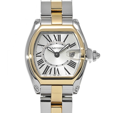 カルティエ ロードスター SM W62026Y4 シルバー レディース 時計 【中古】【wristwatch】