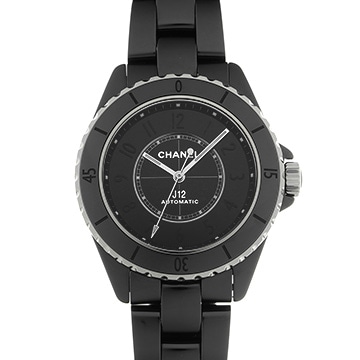 シャネル J12 ファントム キャリバー12.1 38MM H6185 ブラック メンズ 時計 【中古】【wristwatch】