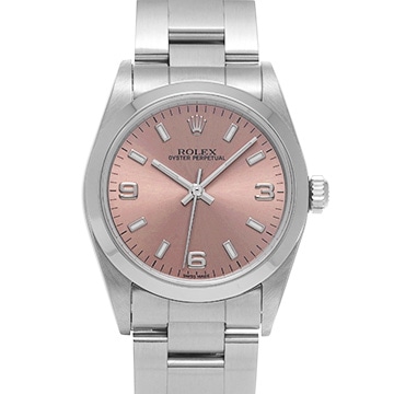 ロレックス オイスターパーペチュアル 77080 ピンク ユニセックス 時計 【中古】【wristwatch】