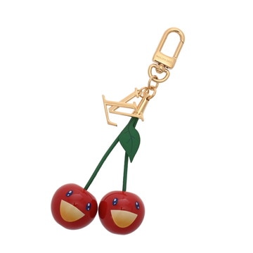 ルイ ヴィトン LV×TM バッグチャーム チェリー レッド/ゴールド M02476 メタル/ピレキシガラス ユニセックス 【中古】【other】