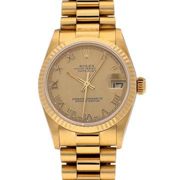 ロレックス デイトジャスト 68278 シャンパン ユニセックス 時計 【中古】【wristwatch】