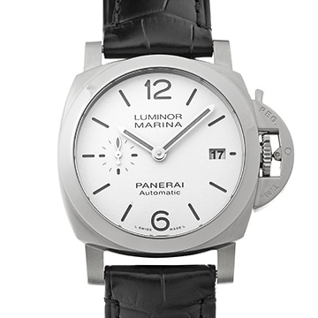 パネライ ルミノール クアランタ PAM01371 ホワイト メンズ 時計 【中古】【wristwatch】