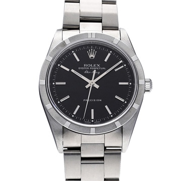 ロレックス エアキング 14010 ブラック メンズ 時計 【中古】【wristwatch】