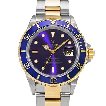 ロレックス サブマリーナ デイト 16613 ブルー メンズ 時計 【中古】【wristwatch】