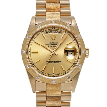 ロレックス デイデイト  18308 シャンパン メンズ 時計 【中古】【wristwatch】