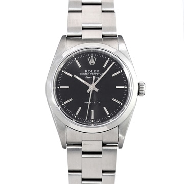 ロレックス エアキング 14000 ブラック メンズ 時計 【中古】【wristwatch】