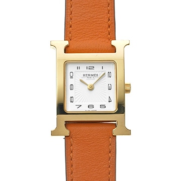 エルメス Hウォッチ HH1.201 ホワイト レディース 時計 【中古】【wristwatch】