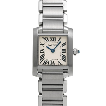 カルティエ タンクフランセーズ SM　 W51008Q3 シルバー レディース 時計 【中古】【wristwatch】