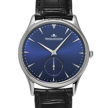 ジャガー ルクルト マスター グランド ウルトラスリム スモールセコンド Q1358480 ブルー メンズ 時計 【中古】【wristwatch】