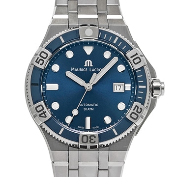 モーリス ラクロア アイコン ベンチュラー オートマティック AI6058-SS002-430-2 ブルー メンズ 時計 【中古】【wristwatch】