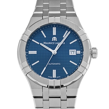 モーリス ラクロア アイコン オートマティック AI6008-SS002-430-1 ブルー メンズ 時計 【中古】【wristwatch】