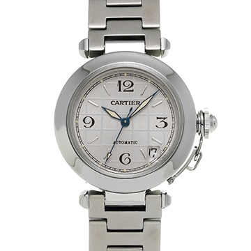 カルティエ パシャC W31023M7 シルバー ユニセックス 時計 【中古】【wristwatch】