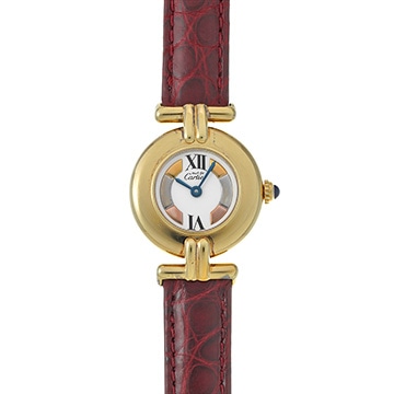 カルティエ マスト コリゼ  ヴェルメイユ SM 590002 ホワイト レディース 時計 【中古】【wristwatch】