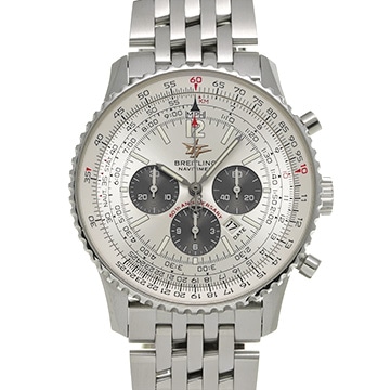 ブライトリング ナビタイマー 50th A412E05NP シルバー メンズ 時計 【中古】【wristwatch】