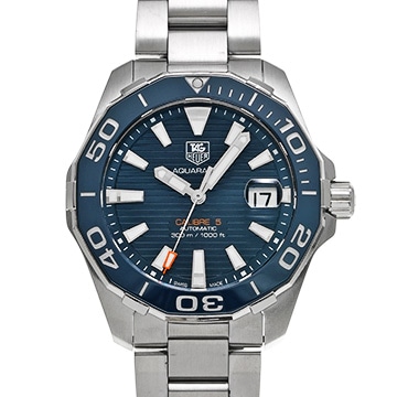 タグ ホイヤー アクアレーサー キャリバー5 WAY211C.BA0928 ブルー メンズ 時計 【中古】【wristwatch】