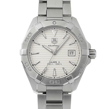 タグ ホイヤー アクアレーサー キャリバー5 WAY2111.BA0928 ホワイト メンズ 時計 【中古】【wristwatch】