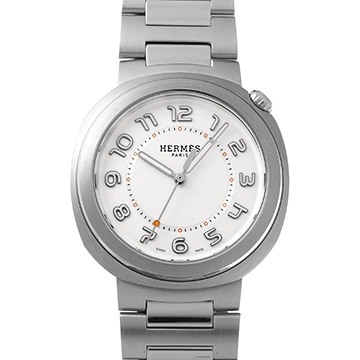 エルメス エルメス カット GM 36 ｍｍ W403190WW00 シルバー ユニセックス 時計 【中古】【wristwatch】