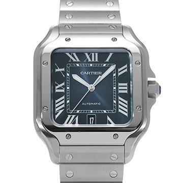 カルティエ サントス ドゥ カルティエ LM WSSA0013 ブルー・グラデーション メンズ 時計 【中古】【wristwatch】