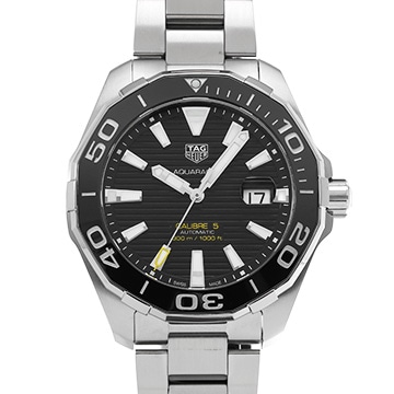 タグ ホイヤー アクアレーサー キャリバー5 WAY2010.BA0927 ブラック メンズ 時計 【中古】【wristwatch】