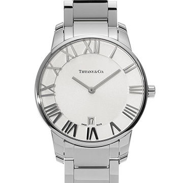 ティファニー アトラス 2バンド 34875979 ホワイト メンズ 時計 【中古】【wristwatch】