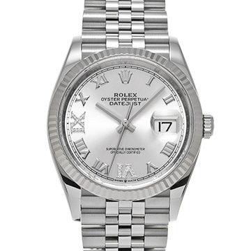 ロレックス デイトジャスト 36 126234 シルバー/ダイヤモンド メンズ 時計 【中古】【wristwatch】
