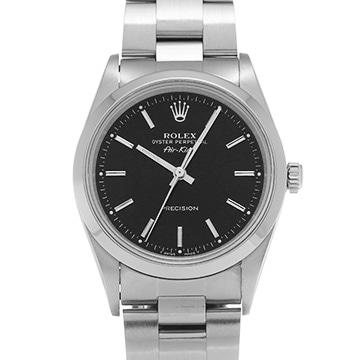 ロレックス エアキング 14000 ブラック メンズ 時計 【中古】【wristwatch】