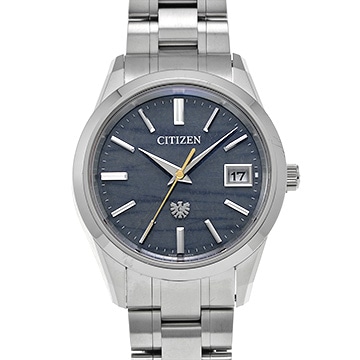 シチズン エコドライブ 100th 限定600本 AQ4100-65L ブルー メンズ 時計 【中古】【wristwatch】