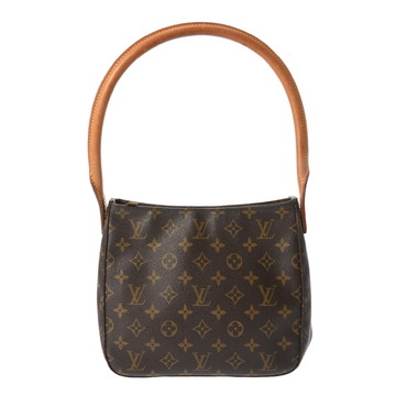 ルイ ヴィトン モノグラム  ルーピング MM ブラウン M51146 モノグラムキャンバス レディース バッグ 【中古】【bag】