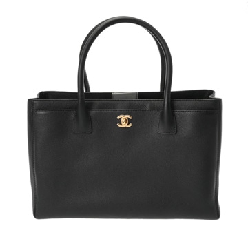シャネル エグゼクティブトート ブラック A15206 カーフスキン レディース バッグ 【中古】【bag】