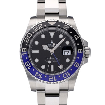 ロレックス GMTマスターII 116710BLNR ブラック メンズ 時計 【中古】【wristwatch】