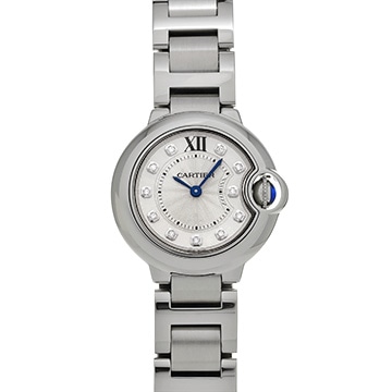 カルティエ バロンブルー ドゥ カルティエ WE902073 シルバー/ダイヤモンド レディース 時計 【中古】【wristwatch】