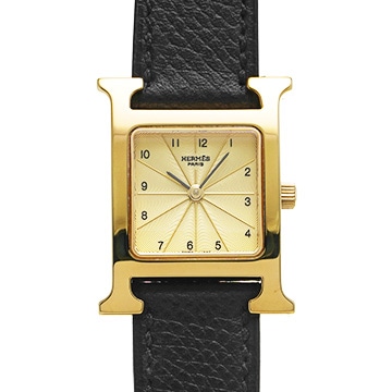 エルメス Hウォッチ HH1.201 シャンパン レディース 時計 【中古】【wristwatch】