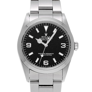 ロレックス エクスプローラー 14270 ブラック メンズ 時計 【中古】【wristwatch】
