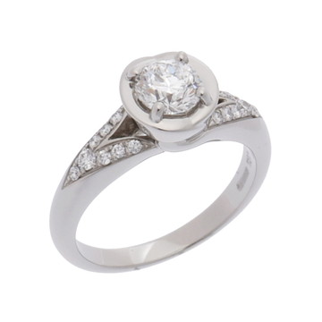 ブルガリ インコントロ ダモーレ リング シルバー 352158 Pt950プラチナ レディース ジュエリー 【中古】【jewelry】