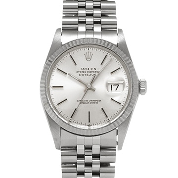 ロレックス デイトジャスト 36 16014 シルバー メンズ 時計 【中古】【wristwatch】