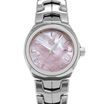 タグ ホイヤー リンク WBC1317.BA0600 ピンクシェル レディース 時計 【中古】【wristwatch】