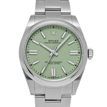 ロレックス オイスターパーペチュアル 41 134300 ピスタチオ メンズ 時計 【中古】【wristwatch】