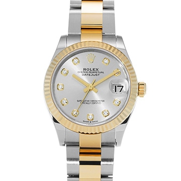 ロレックス デイトジャスト 31 278273G シルバー/ダイヤモンド ユニセックス 時計 【中古】【wristwatch】
